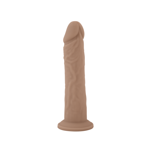 Silexd - Liquid Silikon - Model 2 - 8" Lys hudfarge Myk dildo