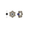Blush - Stay Hard Thick Bead - Penisring med kuler - sort 
