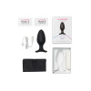 Lovense - Hush 2 - Buttplugg med vibrasjon og app - 2,25" - Large 