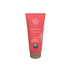 HOT - Shiatsu - Massasje og Glidemiddel - Jordbær