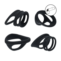 Levelz - 1 - Penis og pungring sett - 4 pk