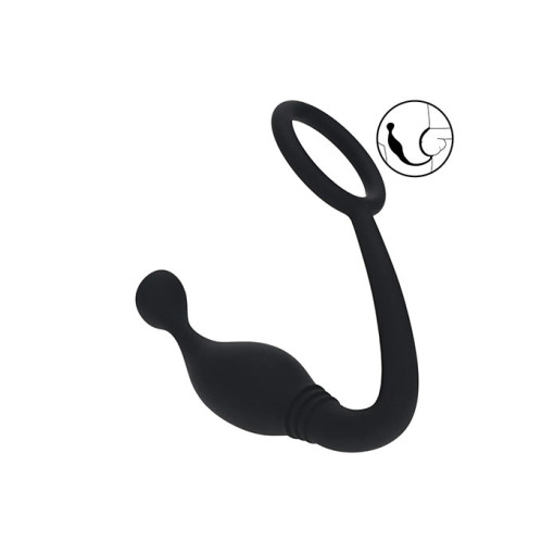 Levelz - 2 - Penisring med prostatastimulator - Large