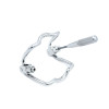 Jaw lock i rustfritt stål - Kjevelås gag med justering 
