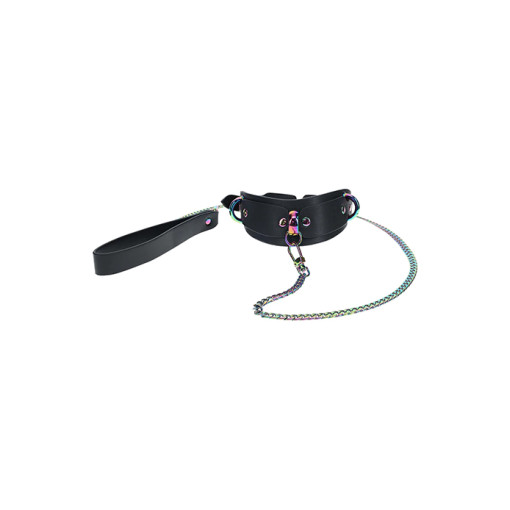 Ouch! Venice - Collar og lenke - Sort Ouch! Venice - Collar og lenke - Sort
