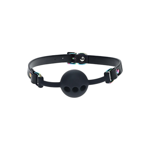 Ouch! Venice - Ballgag med pustehull - Sort Ouch! Venice - Ballgag med pustehull - Sort