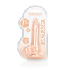RealRock - Dildo med pung - 7" / 17 cm - Lys Hudfarge