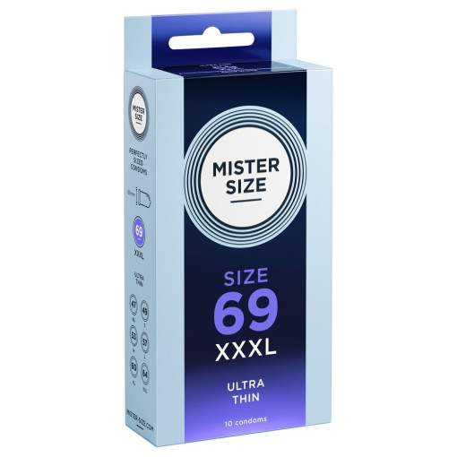 Mister Size – 69mm – 10stk Tynne Kondomer Mister Size – 69mm – 10stk Tynne Kondomer