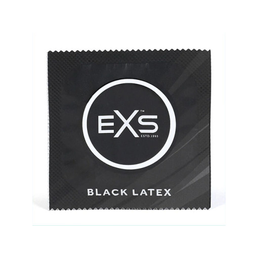 EXS -Black Lateks - sort kondom - 1 stk 