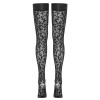 Cottelli Legwear - Limited Edition - Hold Up Strømper Med Leopardmønster