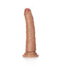 RealRock - Slim Realistisk Dildo med sugekopp 15,5 cm - Tan