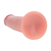 Realrock - Dual density sliding skin - Dildo i silikon - Lys hudfarge 6"