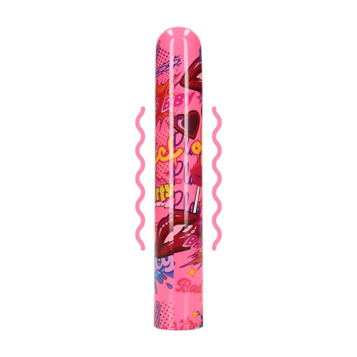 Kaotix  - Oppladbar Vibrator - Pop-Art Design - Rosa
