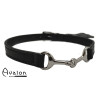 Avalon - Bit - Svart Collar med sølvfarget bitt