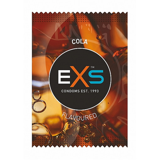 EXS - Kondom med Cola smak - 1 stk EXS - Kondom med Cola smak - 1 stk